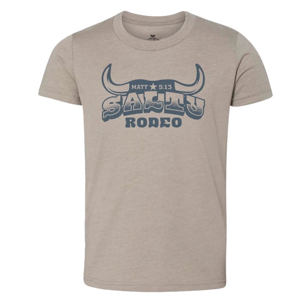 Salty Rodeo Tan Horns Tee Unisex Medium Western Culture High Quality T-Shirt NWT